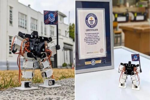 ساخت کوچک ترین ربات انسان نمای جهان توسط دانش آموزان چینی