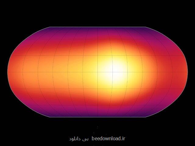 نقشه آب و هوایی یك سیاره را ببینید
