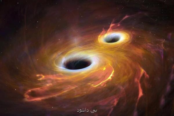 تلسكوپ ها لحظه ادغام دو سیاه چاله را شكار كردند